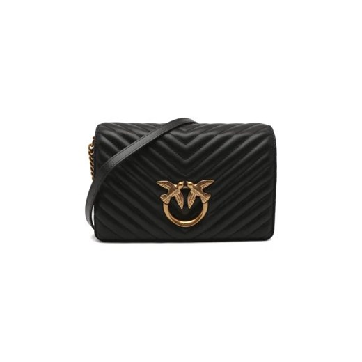Pinko Skórzana torebka na ramię LOVE CLICK CLASSIC SHEEP NAPPA Pinko One Size wyprzedaż Gomez Fashion Store