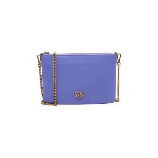 Pinko Skórzana kopertówka FLAT CLASSIC VITELLO SETA Pinko One Size okazja Gomez Fashion Store