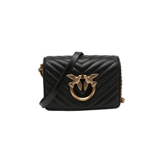 Pinko Skórzana torebka na ramię LOVE CLICK MINI SHEEP NAPPA CH ze sklepu Gomez Fashion Store w kategorii Listonoszki - zdjęcie 173054136