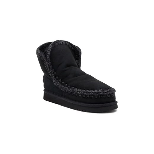 MOU Skórzane śniegowce | z dodatkiem wełny Mou 38 Gomez Fashion Store