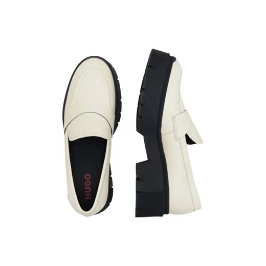 HUGO Skórzane loafersy Kris 36 okazyjna cena Gomez Fashion Store
