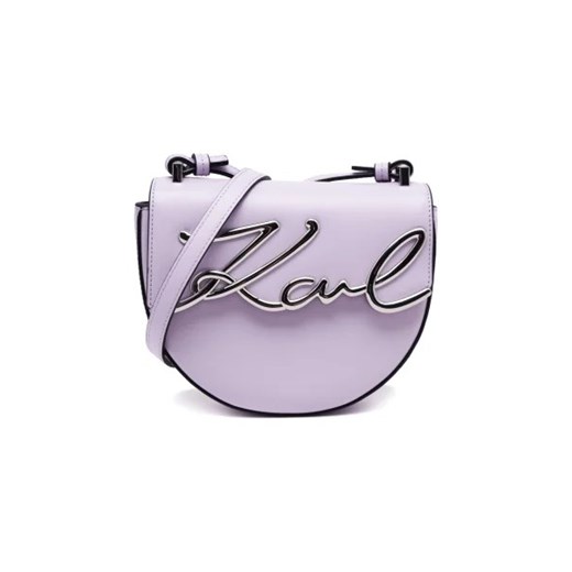 Karl Lagerfeld Skórzana listonoszka k/signature sm ze sklepu Gomez Fashion Store w kategorii Listonoszki - zdjęcie 173056878
