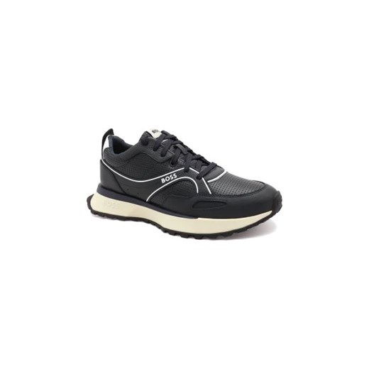 BOSS BLACK Skórzane sneakersy Jonah_Runn_ltmp ze sklepu Gomez Fashion Store w kategorii Buty sportowe męskie - zdjęcie 173057337
