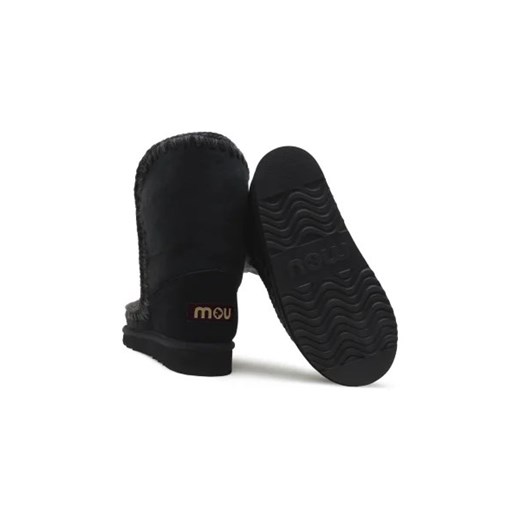MOU Skórzane śniegowce | z dodatkiem wełny Mou 38 okazyjna cena Gomez Fashion Store