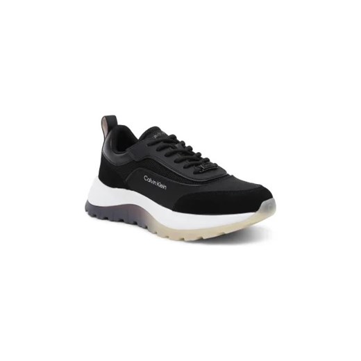 Calvin Klein Sneakersy RUNNER | z dodatkiem skóry ze sklepu Gomez Fashion Store w kategorii Buty sportowe damskie - zdjęcie 173057415