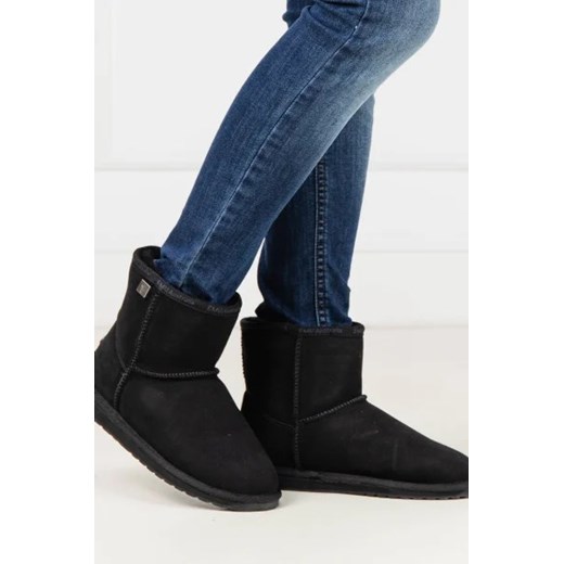 EMU Australia Skórzane śniegowce Platinum Stinger Slim Mini | z dodatkiem wełny Emu Australia 36 Gomez Fashion Store