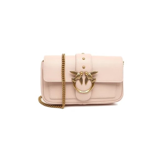 Pinko Skórzana torebka na ramię LOVE ONE POCKET C Pinko One Size promocyjna cena Gomez Fashion Store