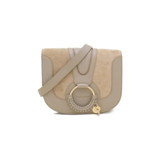 See By Chloé Skórzana torebka na ramię Motty Grey ze sklepu Gomez Fashion Store w kategorii Listonoszki - zdjęcie 173061516