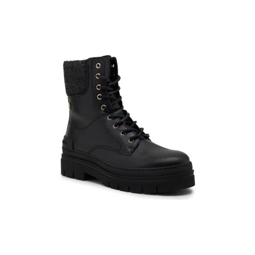 Tommy Hilfiger Skórzane botki ze sklepu Gomez Fashion Store w kategorii Workery damskie - zdjęcie 173062445