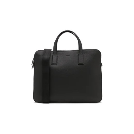 BOSS BLACK Skórzana torba na laptopa 15\" Crosstown_S ze sklepu Gomez Fashion Store w kategorii Torby na laptopa - zdjęcie 173063178