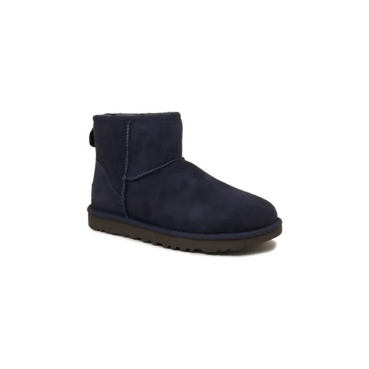 UGG Skórzane śniegowce Classic Mini II | z dodatkiem wełny ze sklepu Gomez Fashion Store w kategorii Śniegowce damskie - zdjęcie 173064005