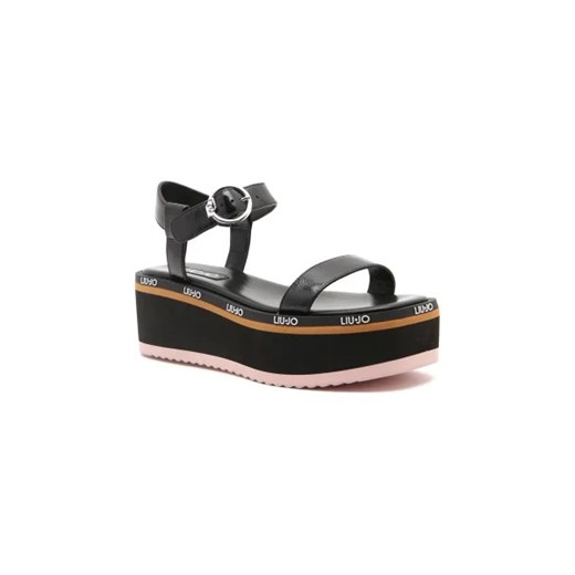Liu Jo Skórzane sandały ABA 07 ze sklepu Gomez Fashion Store w kategorii Sandały damskie - zdjęcie 173064215