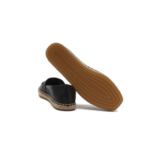 TORY BURCH Skórzane espadryle WOVEN DOUBLE T ALINE Tory Burch 40 promocja Gomez Fashion Store