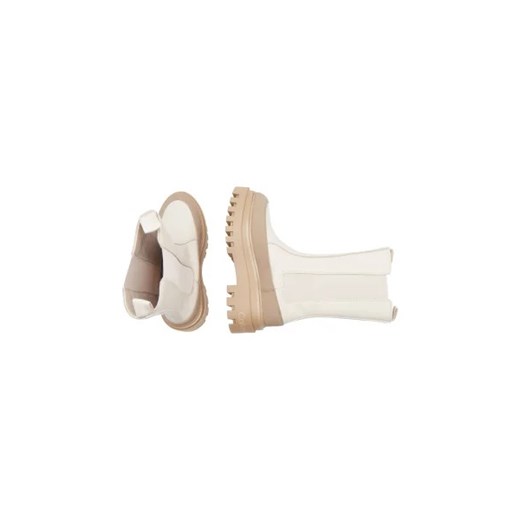 Calvin Klein Jeans Skórzane sztyblety FLATFORM CHELSEA 40 wyprzedaż Gomez Fashion Store