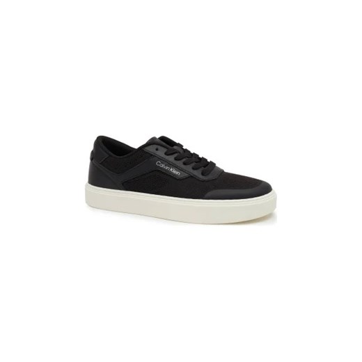 Calvin Klein Trampki LOW TOP LACE UP KNIT | z dodatkiem skóry Calvin Klein 40 wyprzedaż Gomez Fashion Store