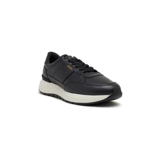 Buty sportowe męskie BOSS HUGO ze skóry