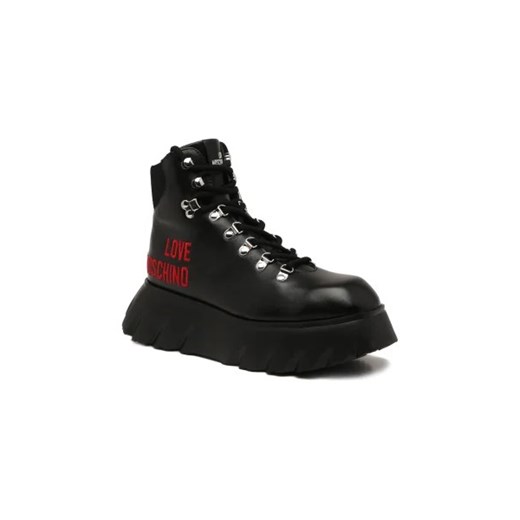 Love Moschino Skórzane trapery Love Moschino 36 Gomez Fashion Store promocja