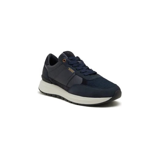 Buty sportowe męskie BOSS HUGO ze skóry