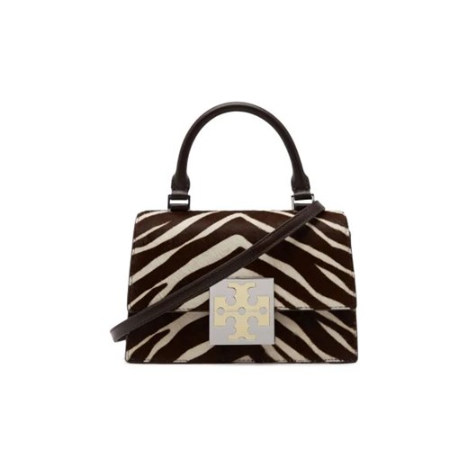 TORY BURCH Skórzana torebka na ramię Bon Zebra Mini Top ze sklepu Gomez Fashion Store w kategorii Listonoszki - zdjęcie 173068576