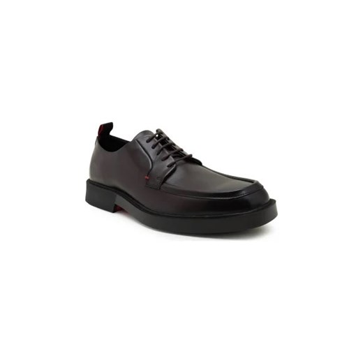 HUGO Skórzane derby Iker_Derb_ltap ze sklepu Gomez Fashion Store w kategorii Półbuty męskie - zdjęcie 173068738