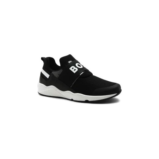 BOSS Kidswear Sneakersy | z dodatkiem skóry Boss Kidswear 39 okazyjna cena Gomez Fashion Store
