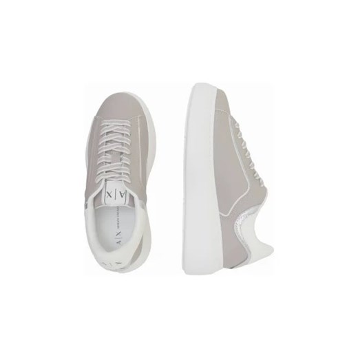 Buty sportowe damskie Armani Exchange sneakersy z tworzywa sztucznego