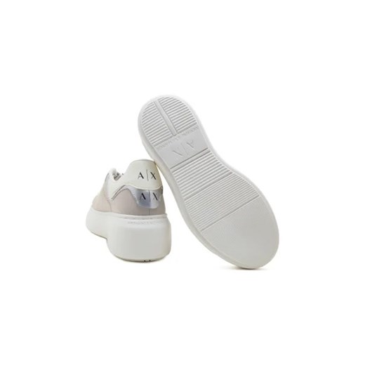 Buty sportowe damskie Armani Exchange sneakersy z tworzywa sztucznego