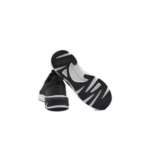 Calvin Klein Sneakersy LOW TOP LACE UP | z dodatkiem skóry Calvin Klein 45 Gomez Fashion Store