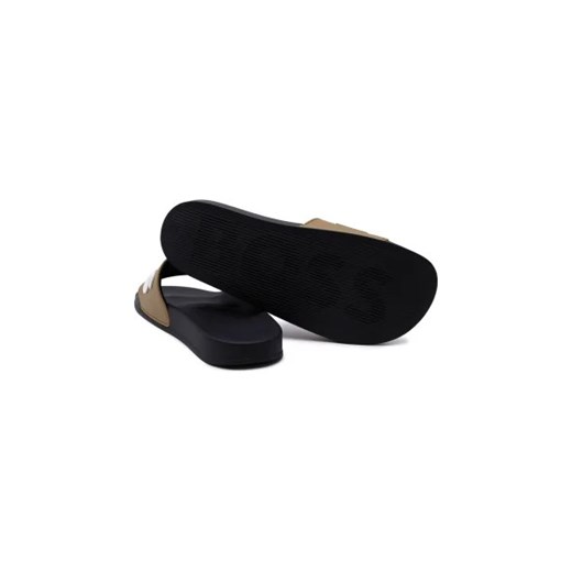 BOSS BLACK Klapki Kirk Slid rblg N 45 promocyjna cena Gomez Fashion Store
