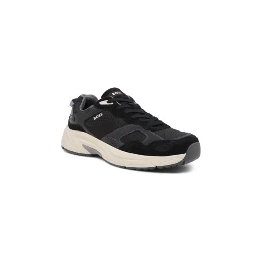 BOSS BLACK Sneakersy Levitt_Runn_hsdny | z dodatkiem skóry ze sklepu Gomez Fashion Store w kategorii Buty sportowe męskie - zdjęcie 173073026