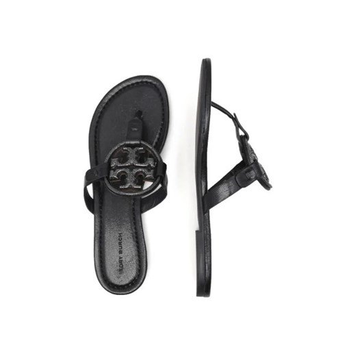 TORY BURCH Skórzane japonki Miller Pave Tory Burch 37 promocja Gomez Fashion Store