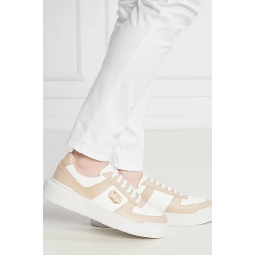 TWINSET Skórzane sneakersy Twinset 38 Gomez Fashion Store okazyjna cena