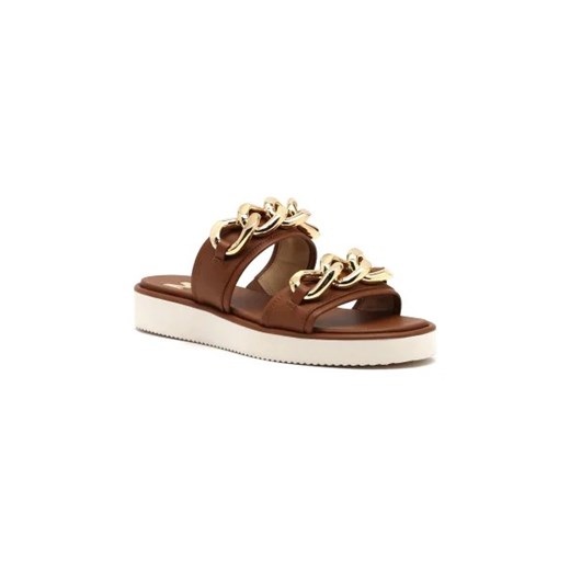 Klapki damskie Michael Kors płaskie letnie bez zapięcia casual