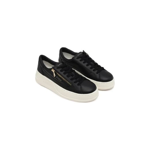Guess Skórzane trampki AVELLINO ZIP Guess 40 wyprzedaż Gomez Fashion Store