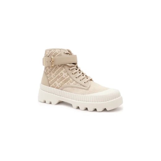 Karl Lagerfeld Trapery TREKKA II Karl Rpt Logo Strap | z dodatkiem skóry ze sklepu Gomez Fashion Store w kategorii Workery damskie - zdjęcie 173075209