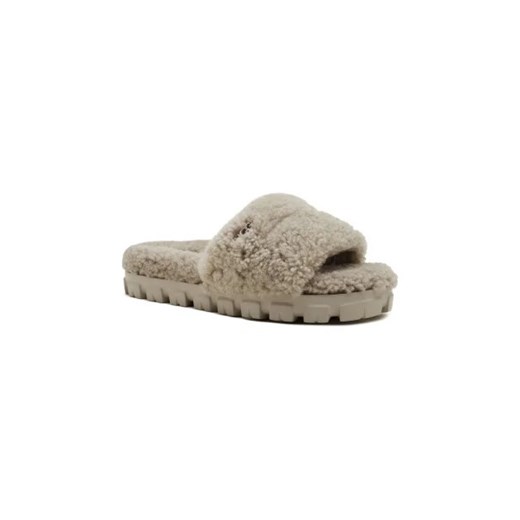UGG Skórzane obuwie domowe Cozetta Curly | z dodatkiem wełny ze sklepu Gomez Fashion Store w kategorii Kapcie damskie - zdjęcie 173076686