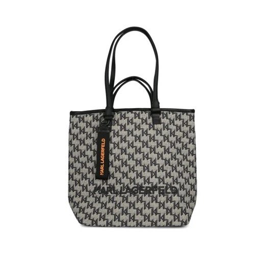 Karl Lagerfeld Shopperka | z dodatkiem skóry Karl Lagerfeld One Size Gomez Fashion Store