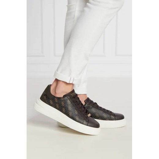 Guess Sneakersy ELBA | z dodatkiem skóry Guess 42 Gomez Fashion Store