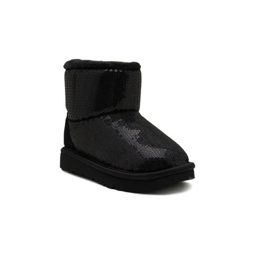 UGG Skórzane śniegowce T CLASSIC MINI MIRROR BALL ze sklepu Gomez Fashion Store w kategorii Buty zimowe dziecięce - zdjęcie 173079169