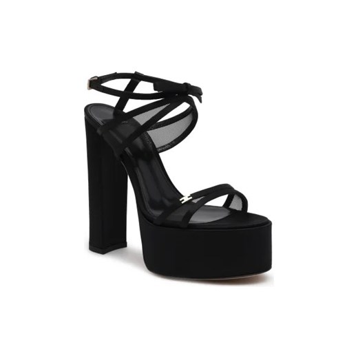 Elisabetta Franchi Skórzane sandały na słupku ze sklepu Gomez Fashion Store w kategorii Sandały damskie - zdjęcie 173080546