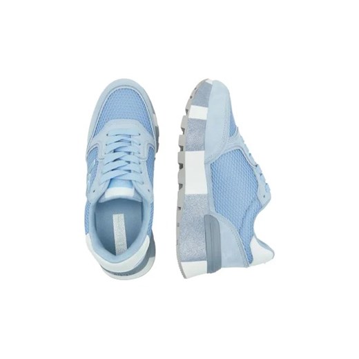 Buty sportowe damskie niebieskie Liu Jo sznurowane płaskie na wiosnę 