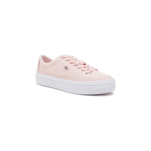 Tommy Hilfiger Sneakersy VULC MONOTYPE | z dodatkiem skóry Tommy Hilfiger 39 promocyjna cena Gomez Fashion Store