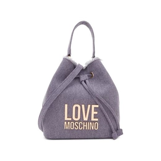 Love Moschino Worek | denim ze sklepu Gomez Fashion Store w kategorii Torebki worki - zdjęcie 173082577