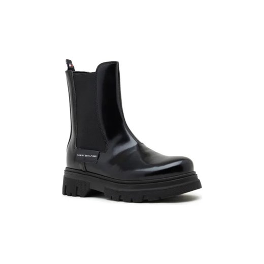 Tommy Hilfiger Sztyblety | z dodatkiem skóry ze sklepu Gomez Fashion Store w kategorii Buty zimowe dziecięce - zdjęcie 173083395