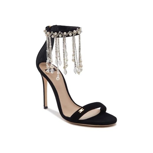 Elisabetta Franchi Skórzane sandały na szpilce Elisabetta Franchi 41 wyprzedaż Gomez Fashion Store