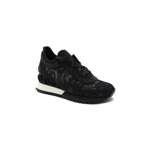 Le Silla Koronkowe Sneakersy REIKO | z dodatkiem skóry ze sklepu Gomez Fashion Store w kategorii Buty sportowe damskie - zdjęcie 173085197