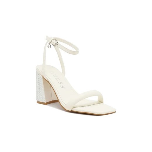 Guess Skórzane sandały na słupku ze sklepu Gomez Fashion Store w kategorii Sandały damskie - zdjęcie 173085848