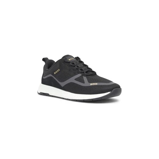 BOSS BLACK Sneakersy Titanium | z dodatkiem skóry ze sklepu Gomez Fashion Store w kategorii Buty sportowe męskie - zdjęcie 173085997