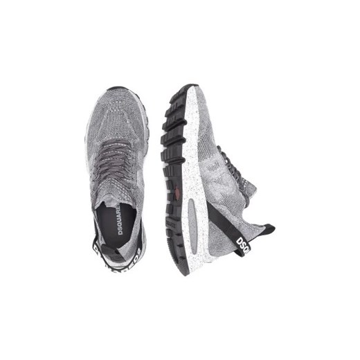 Dsquared2 Sneakersy RUNDS2 | z dodatkiem skóry Dsquared2 44 okazyjna cena Gomez Fashion Store