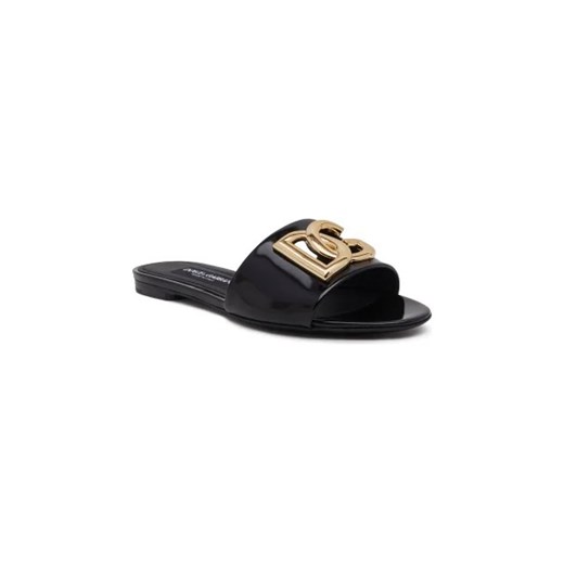 Dolce & Gabbana Skórzane klapki ze sklepu Gomez Fashion Store w kategorii Klapki damskie - zdjęcie 173087726